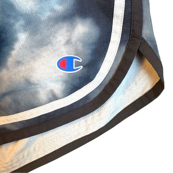 Champion Women's Blue Tie-Dye Shorts Sz M - Picture 3 of 12